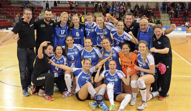 Allianz MTV Stuttgart: Stuttgart steht im Halbfinale der Play-offs Foto: Tom Bloch - www.tombloch.de Allianz MTV Stuttgart: Stuttgart steht im Halbfinale der Play-offs - Foto: Tom Bloch - www.tombloch.de