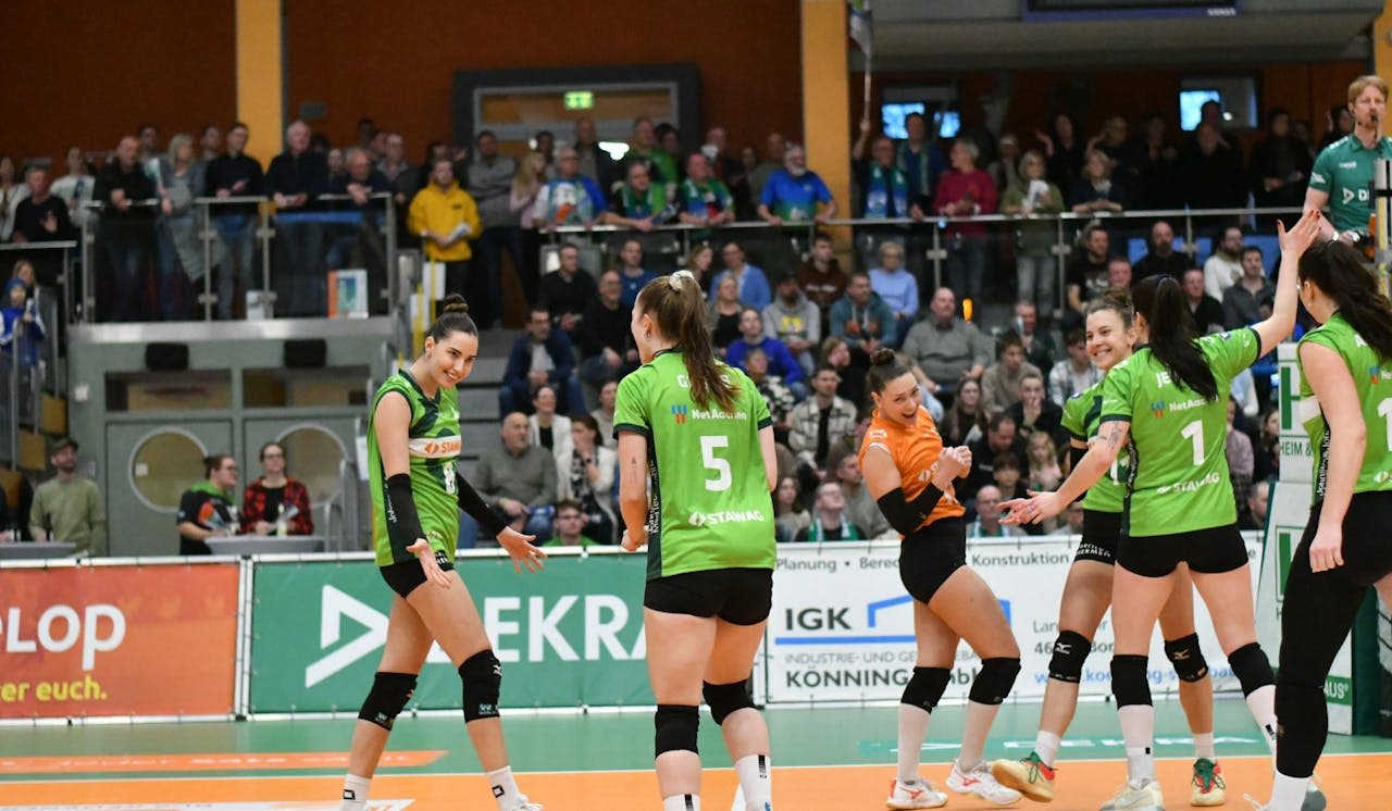 Aachen siegt klar im NRW-Derby - Foto:  Skurios Volleys Borken// Thomas Hacker