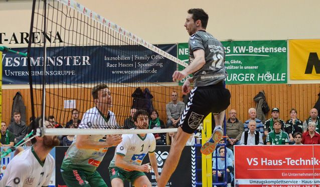 NETZHOPPERS noch einen Sieg vom Playoff-Viertelfinale entfernt Foto: Gerold Rebsch NETZHOPPERS noch einen Sieg vom Playoff-Viertelfinale entfernt - Foto: Gerold Rebsch