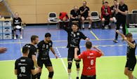 Freude bei Eltmanns Volleyballern  Foto:  Pressefoto Evans