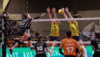Tsvetelina Ilieva findet immer wieder erfolgreich Lösungen und wird als MVP Aachens am Ende geehrt  Foto:  LiB Aachen// Andreas Steindl