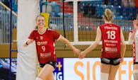 Potsdamerin Henriette Kranz (Nr.9) wird Gold-MVP.  Foto:  Felix Adamczik
