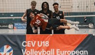 Matthis Müller, Kehdinga Kemtchou, Noah Althoff (von links) und Freddy Tischer (vorne).  Foto:  privat