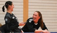 Gute Laune bei den #bizepsvolleys zum Saisonendspurt.  Foto:  Detlef Gottwald