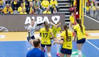 Borkens erster Aufschlag in der PALMBERG ARENA  Foto:  Michael Dittmer