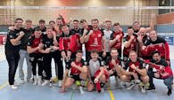 Nach dem Hinspiel freuten sich die Volleys Aligse über einen 3:0 Erfolg  Foto:  Jana Röder / SFA