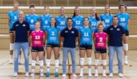 Das neue Erstliga-Team des VC Wiesbaden freut sich auf den Saisonstart in Aachen  Foto: Detlef Gottwald