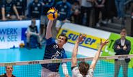Louis Kunstmann will mit seinem Team ins Halbfinale gegen Berlin  Foto:  Alexander Hoth