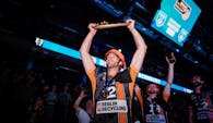 In seinem letzten Spiel für die Berliner wurde Matt Knigge MVP.  Foto:  Leon Tonhäuser