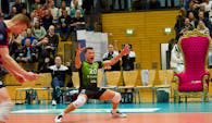 Libero Jeffrey Klok wird MVP der Partie  Foto:  Anselm Berg