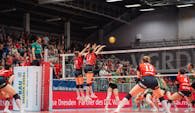 Erster Matchball vor Heimpublikum  Foto:  Leo Ziems