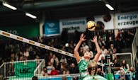 Yina Liu schlägt zur neuen Saison wieder für die Skurios Volleys auf Foto: Kevin Mattig