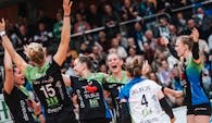 USC Münster vs. Skurios Volleys Borken - dieses Münsterland-Derby gab es noch nie  Foto:  Kevin Mattig