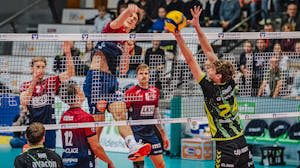 Joscha Kunstmann (M.) überzeugte zuletzt spektakulären   Schnellangriffen. (Lizenz: kostenfreies Nutzungsrecht für redaktionelle Zwecke mit Urheberangabe)