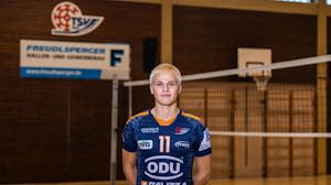 Mühldorfs Außenangreifer Moritz Wöls freut sich schon auf den Derbykracher gegen den TSV Grafing 