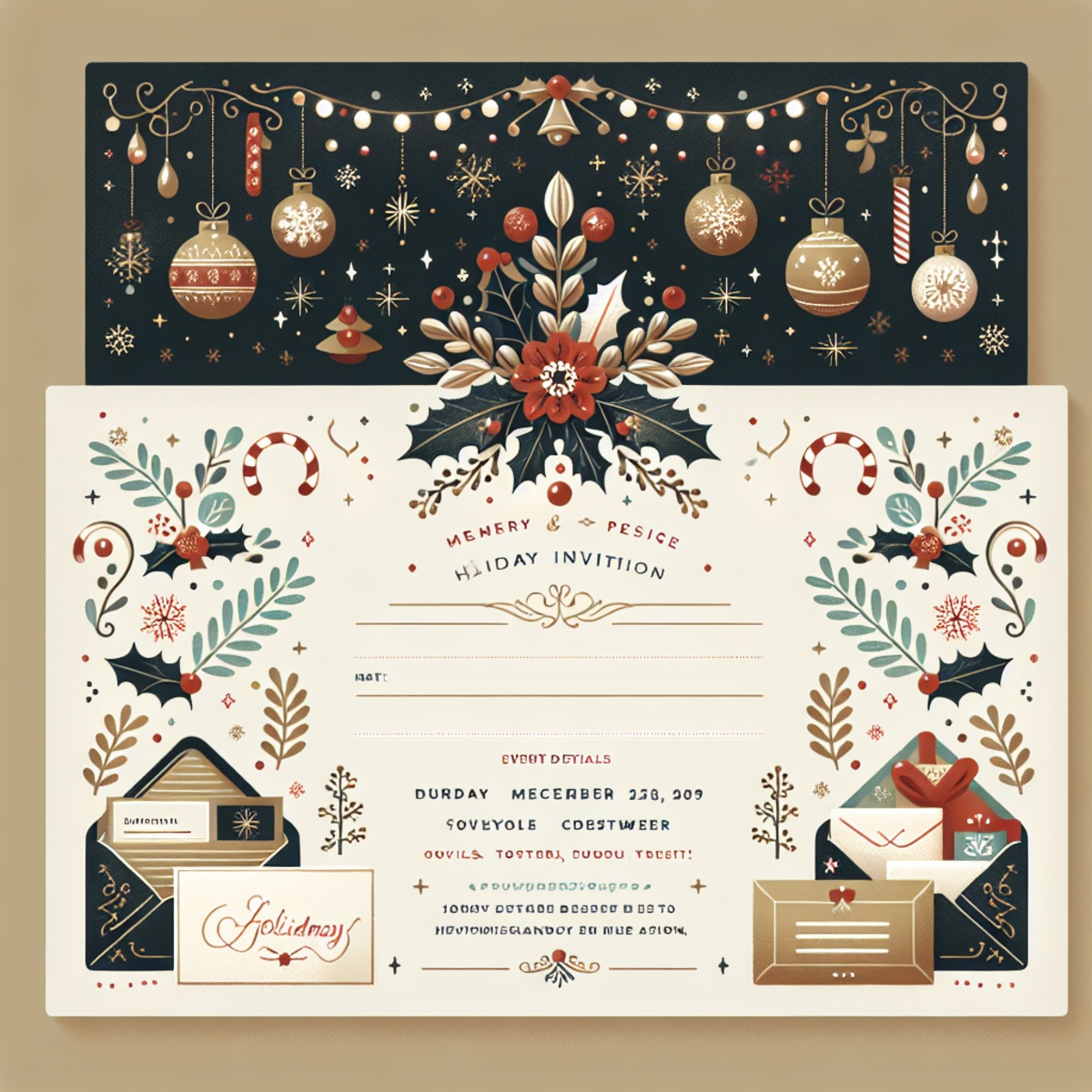 Best Christmas Party Invite Email Template Vondy