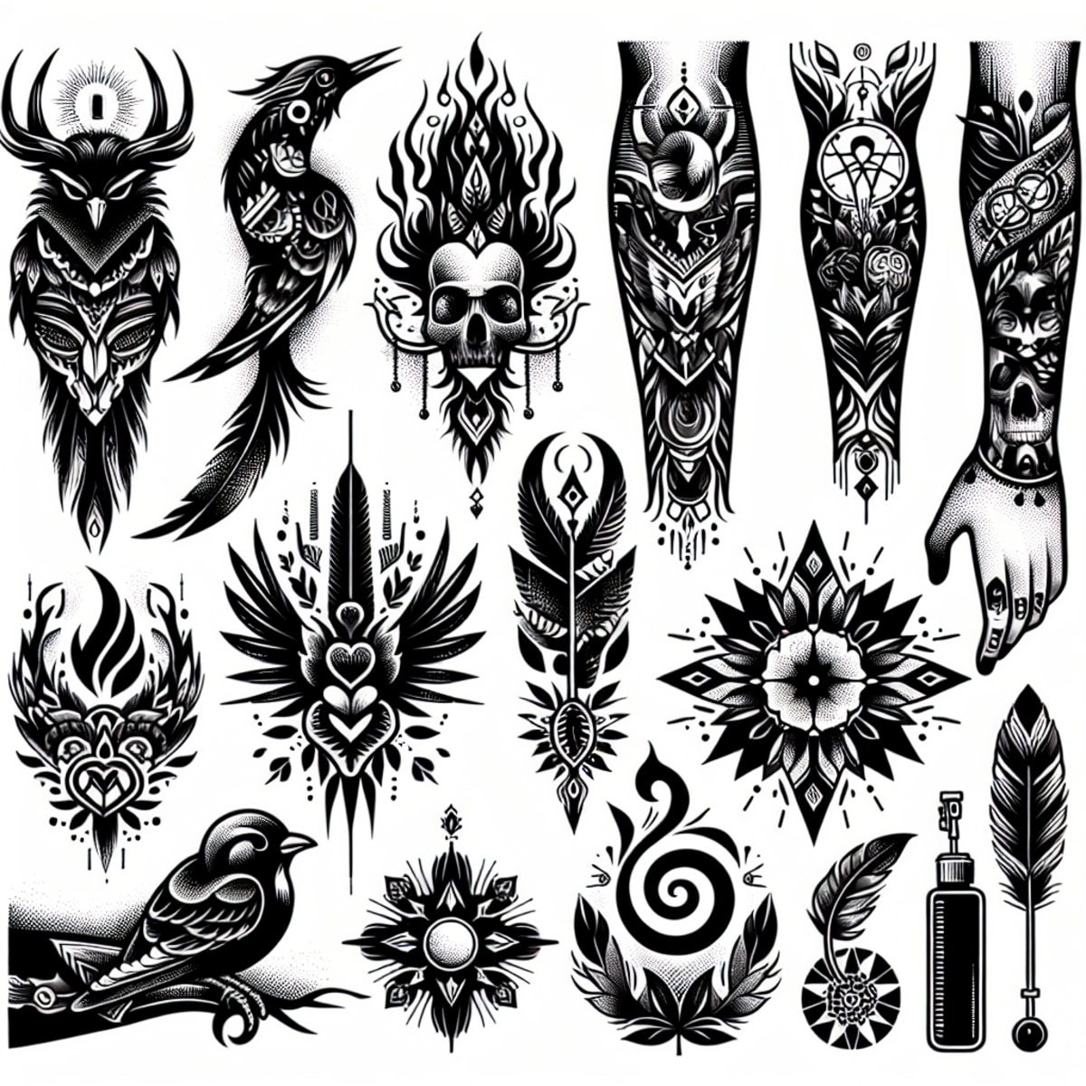 Best Small Black And White Tattoo Ideas | Vondy