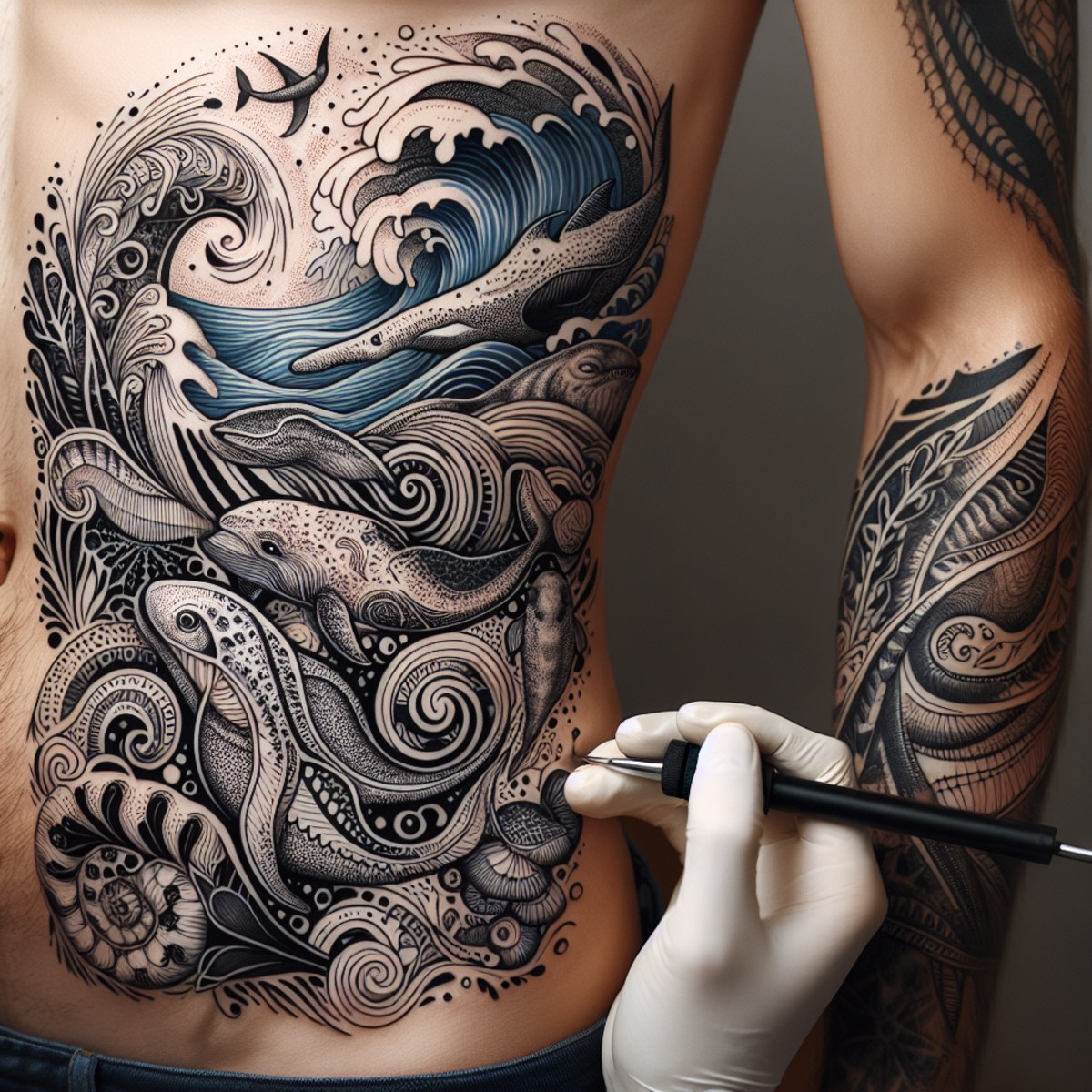 Ocean Theme Tattoo Ideas