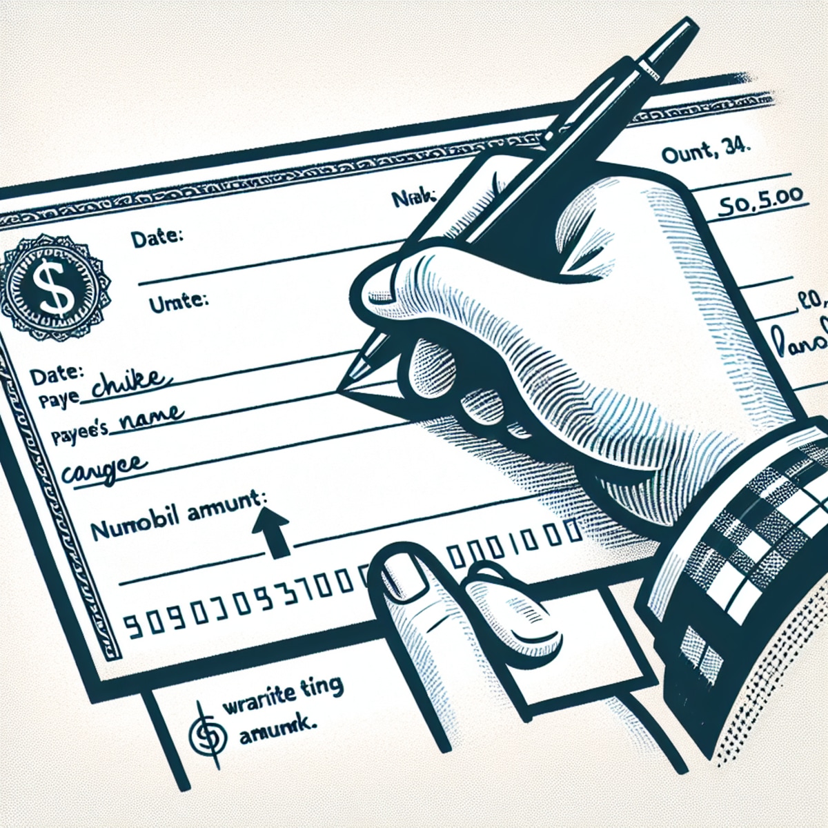 Numbers On A Check
