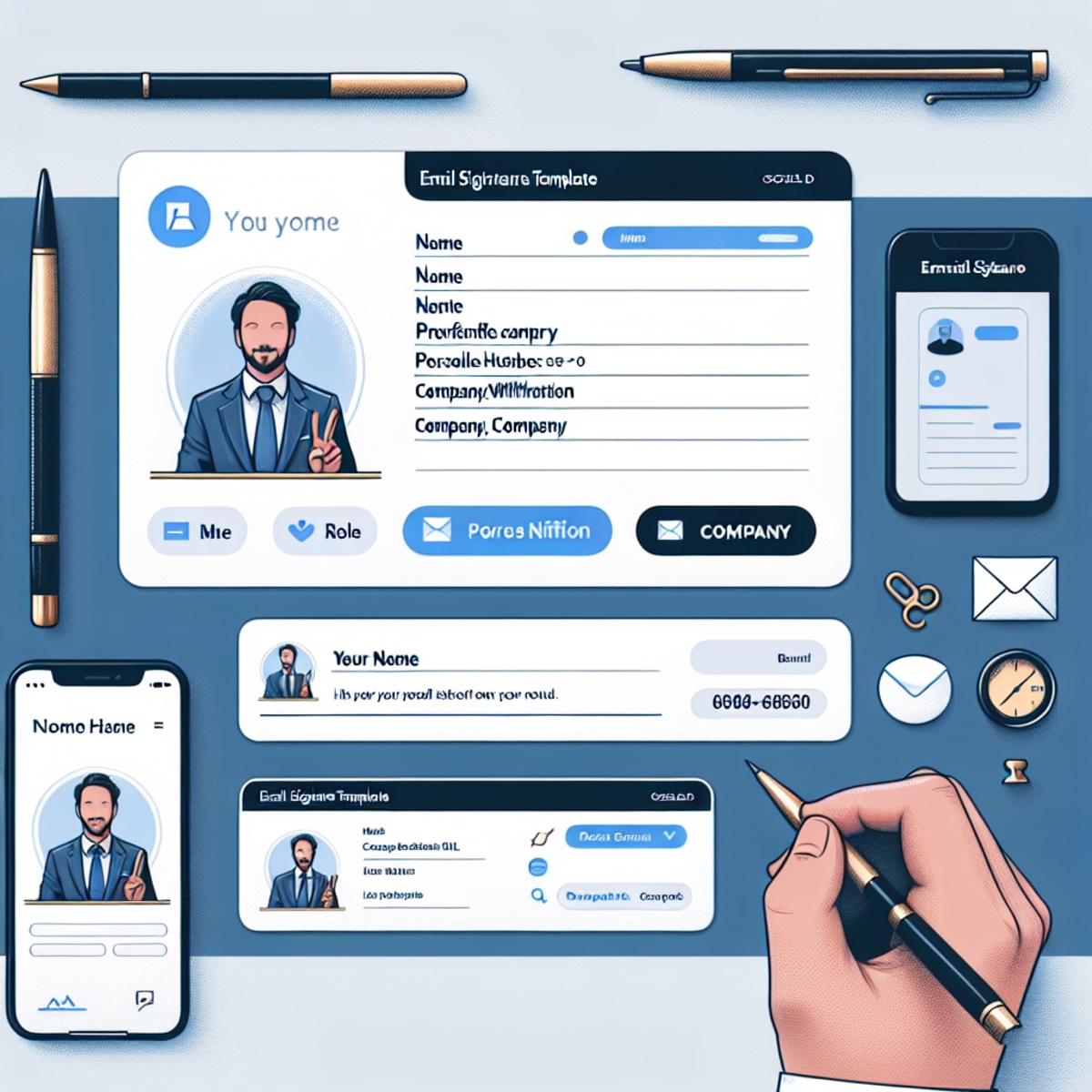 Best Clickable Email Signature Template Vondy Best Clickable Email Signature Template Vondy