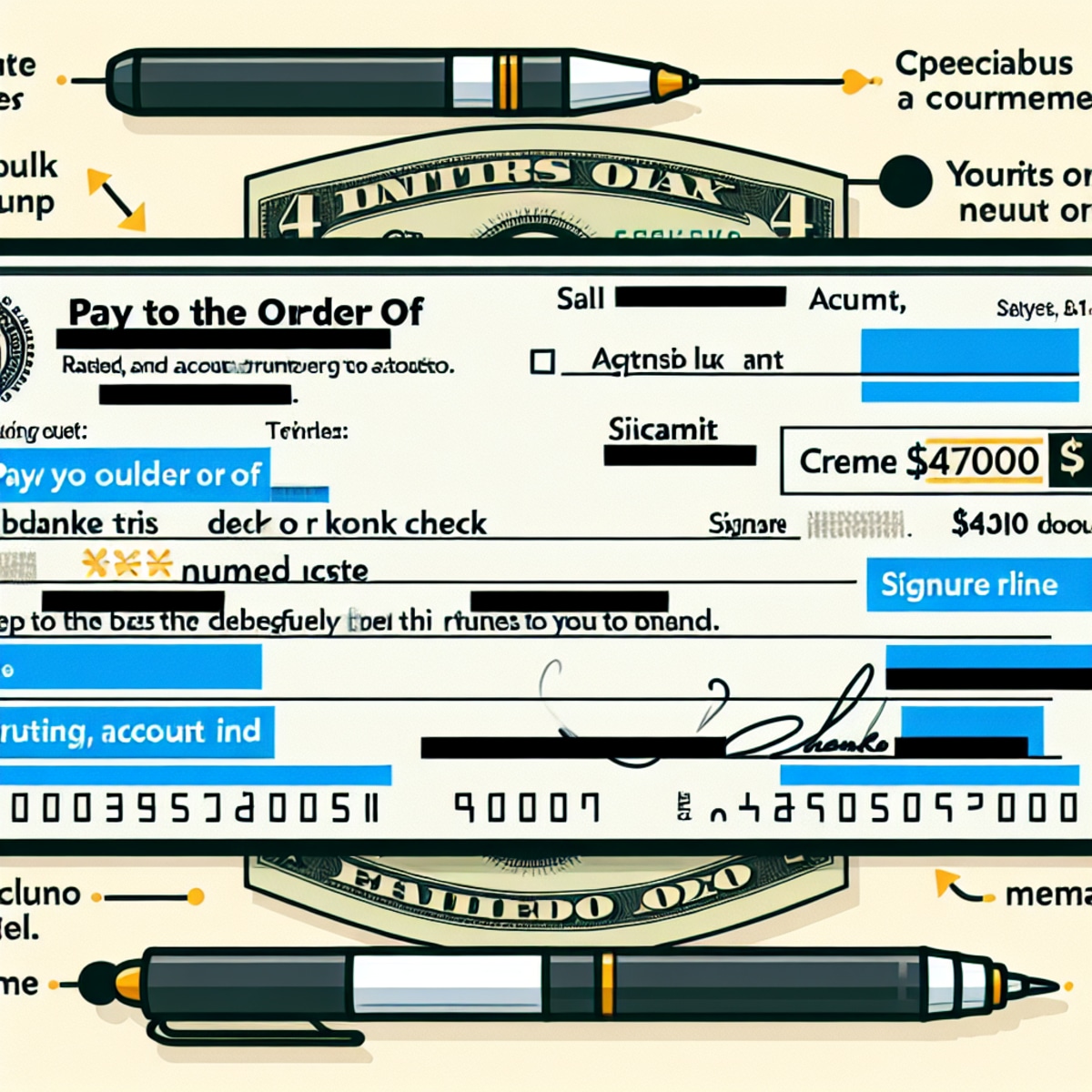 How To Write A Check For 40 Dollars