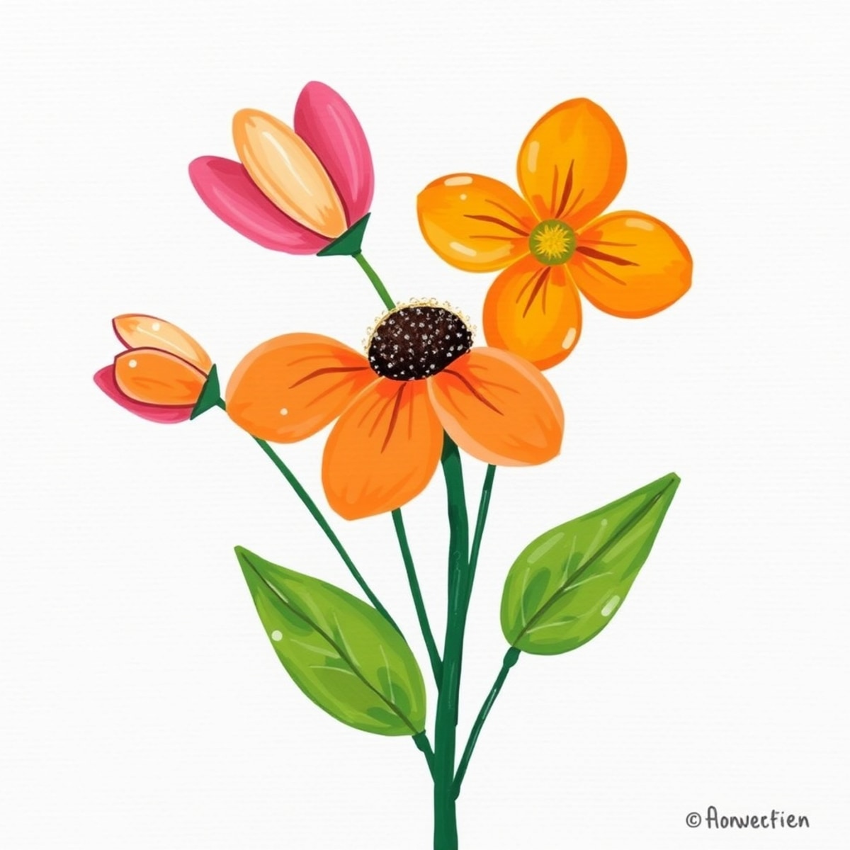 Cute Flower Painting Ideas