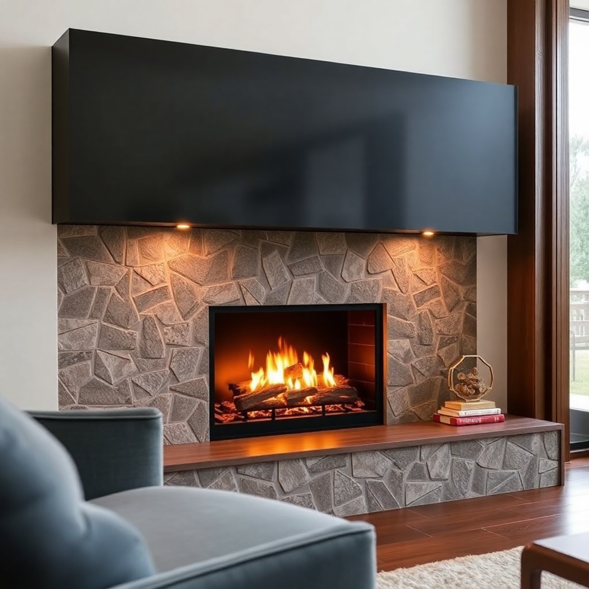 Best Modern Corner Fireplace Design Ideas | Vondy