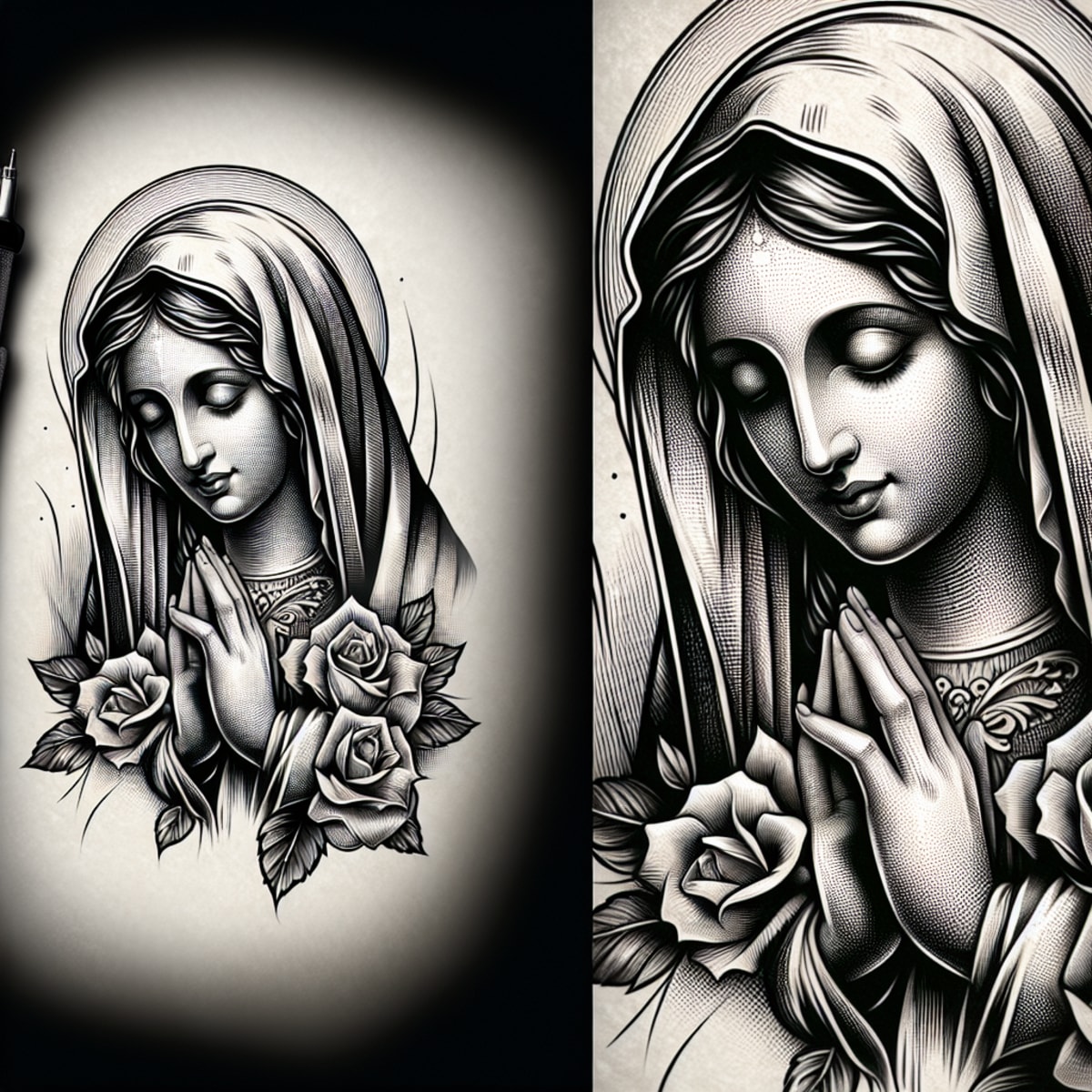 Best Mother Mary Tattoo Ideas | Vondy