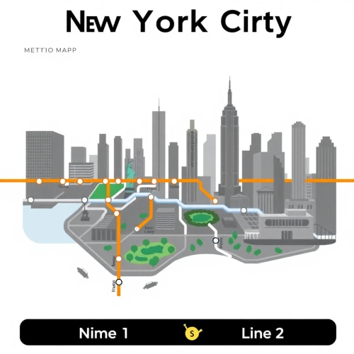 Best Railway Map Illustration Generator | Vondy