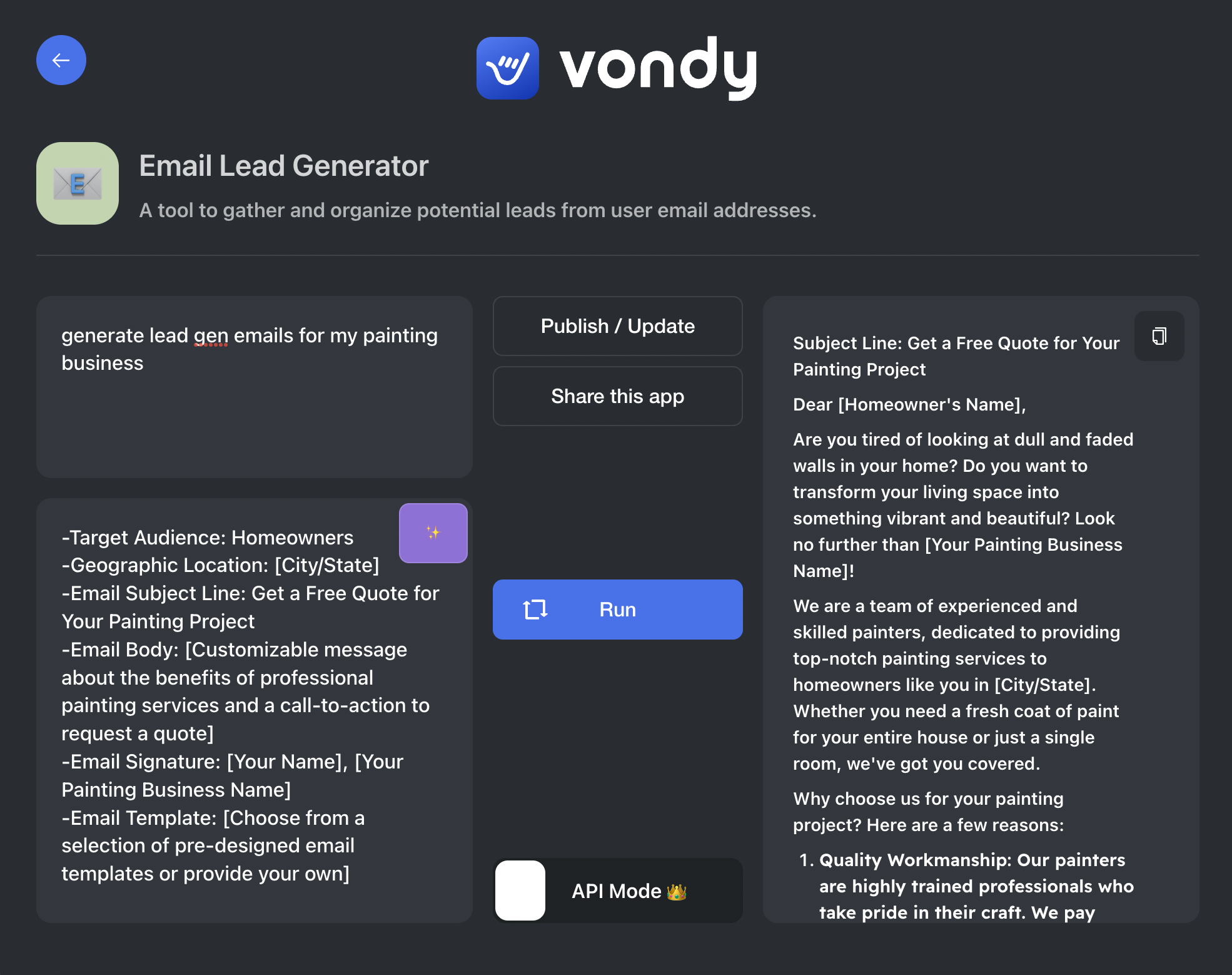 Vondy - Next Generation AI Apps