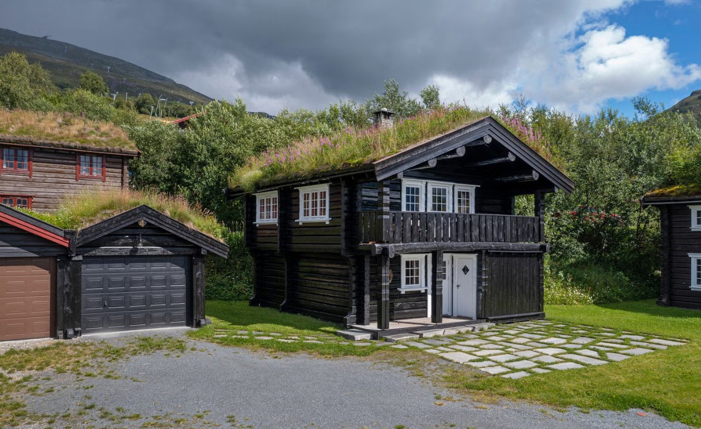 Oppdal, Norge | Flott tømmerhytte i Vangslia | 3 Sov | Badstue | Garasje|elbil - lader | Ski inn/ski out | Nytt kjøkken|
