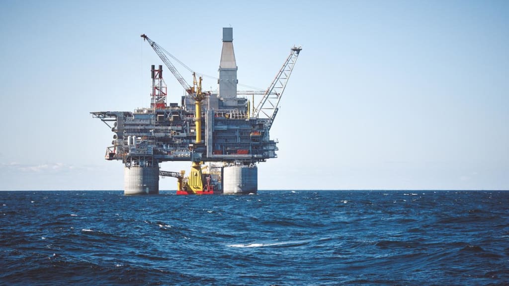 Öljynporauslautta merellä