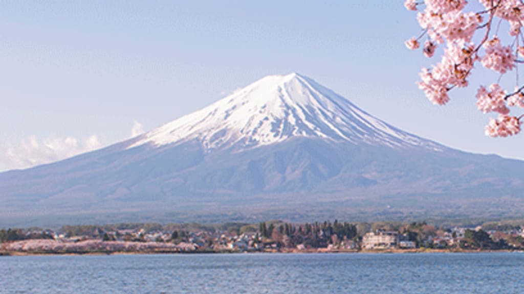 Bild des Mount Fujijama in Japan