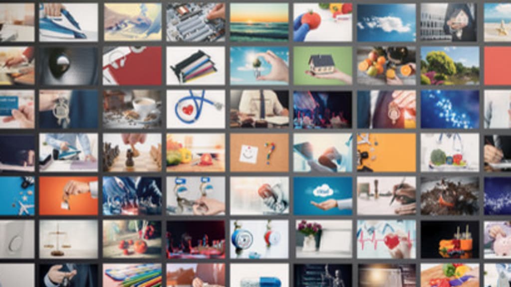 Eine Fernbedienung zum Auswählen eines Films Header