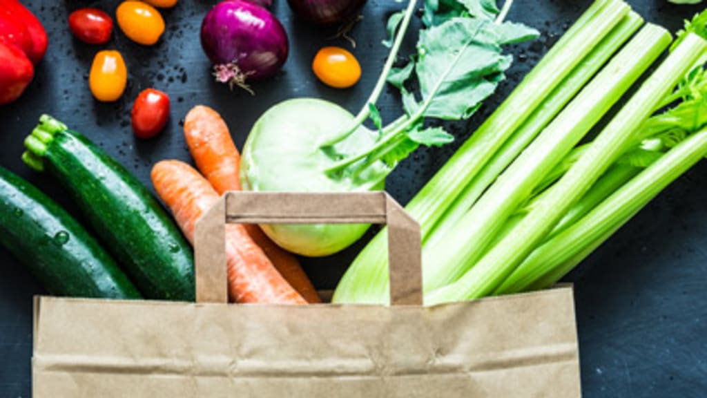 Bild eines Gemüsekorbs