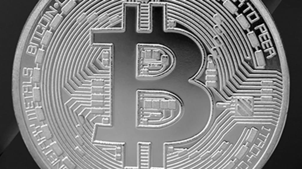 Bitcoin - Silbrige Münhe - Headerimage