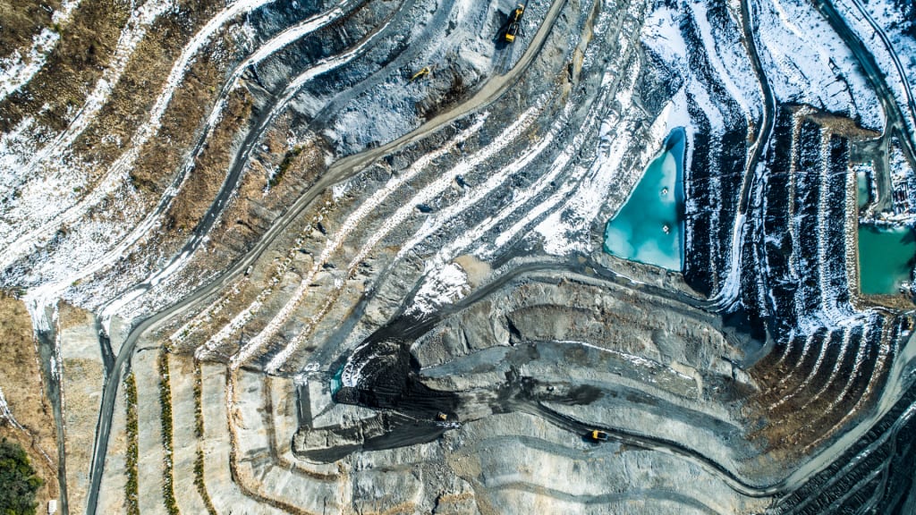 Gruvverksamhet vid Hecla Mining Ground