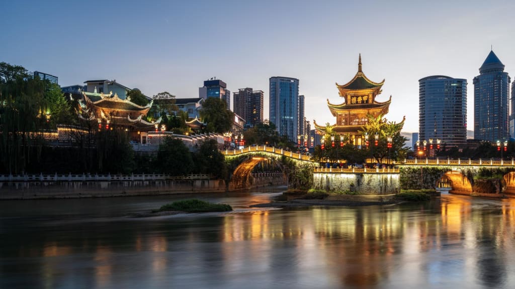 Picture of a Chinese city