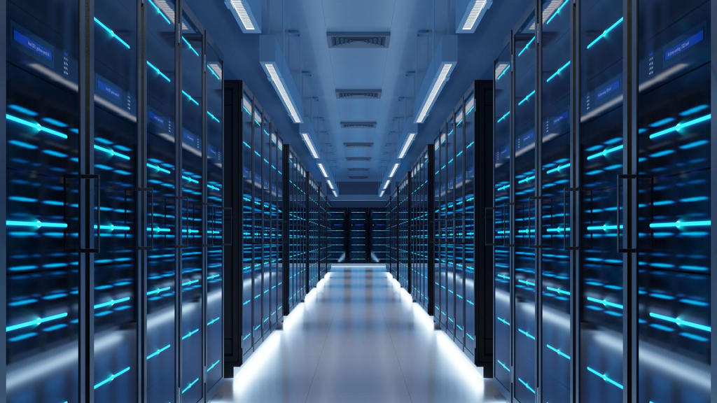 Picture of a data room