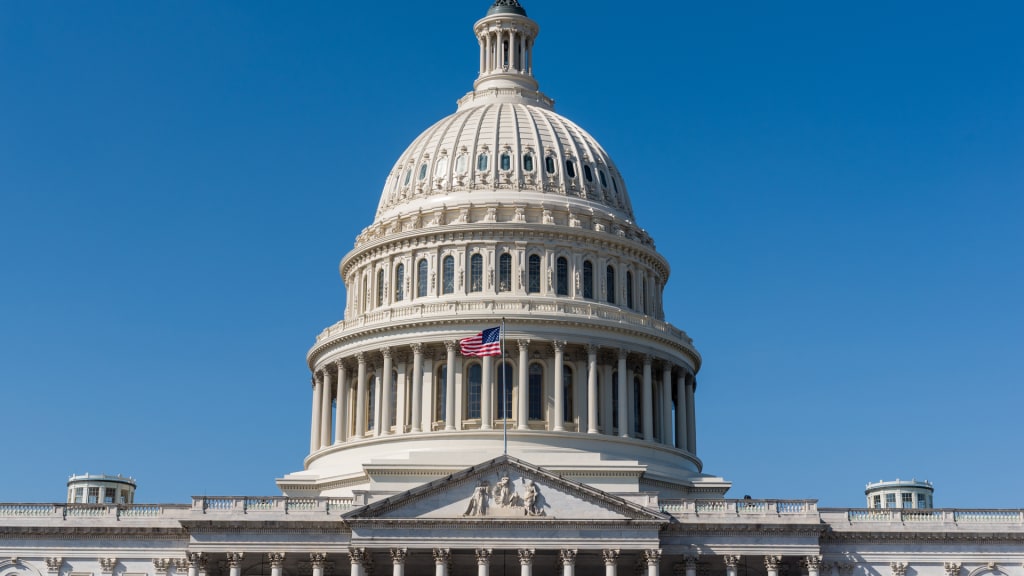 Kuva Yhdysvaltain Capitol-rakennuksesta