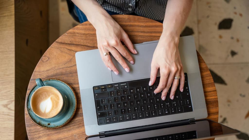 Picture of a macbook pro