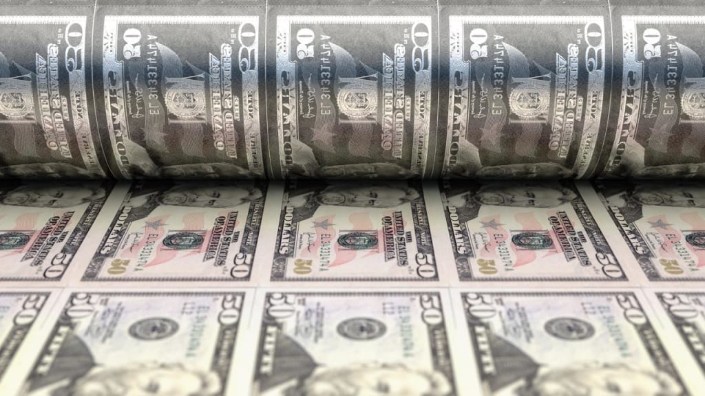 Picture of dollar bills