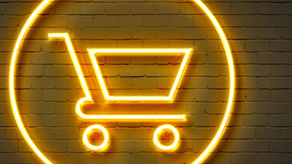 E-Commerce Leuchtschild