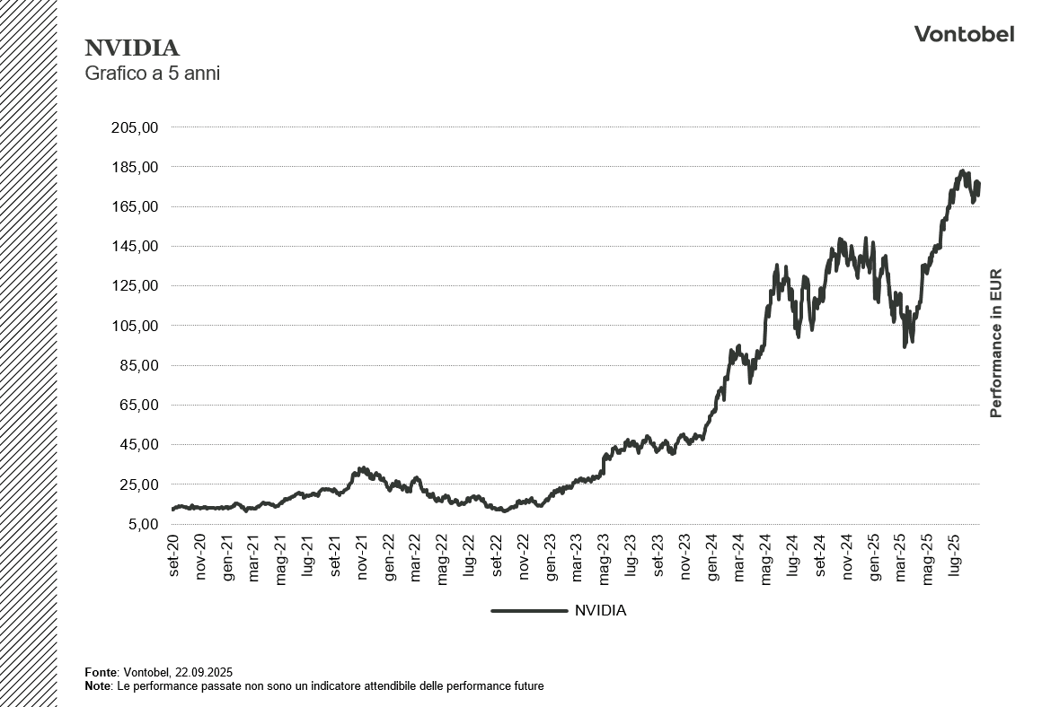 Grafico a 5 anni NVIDIA