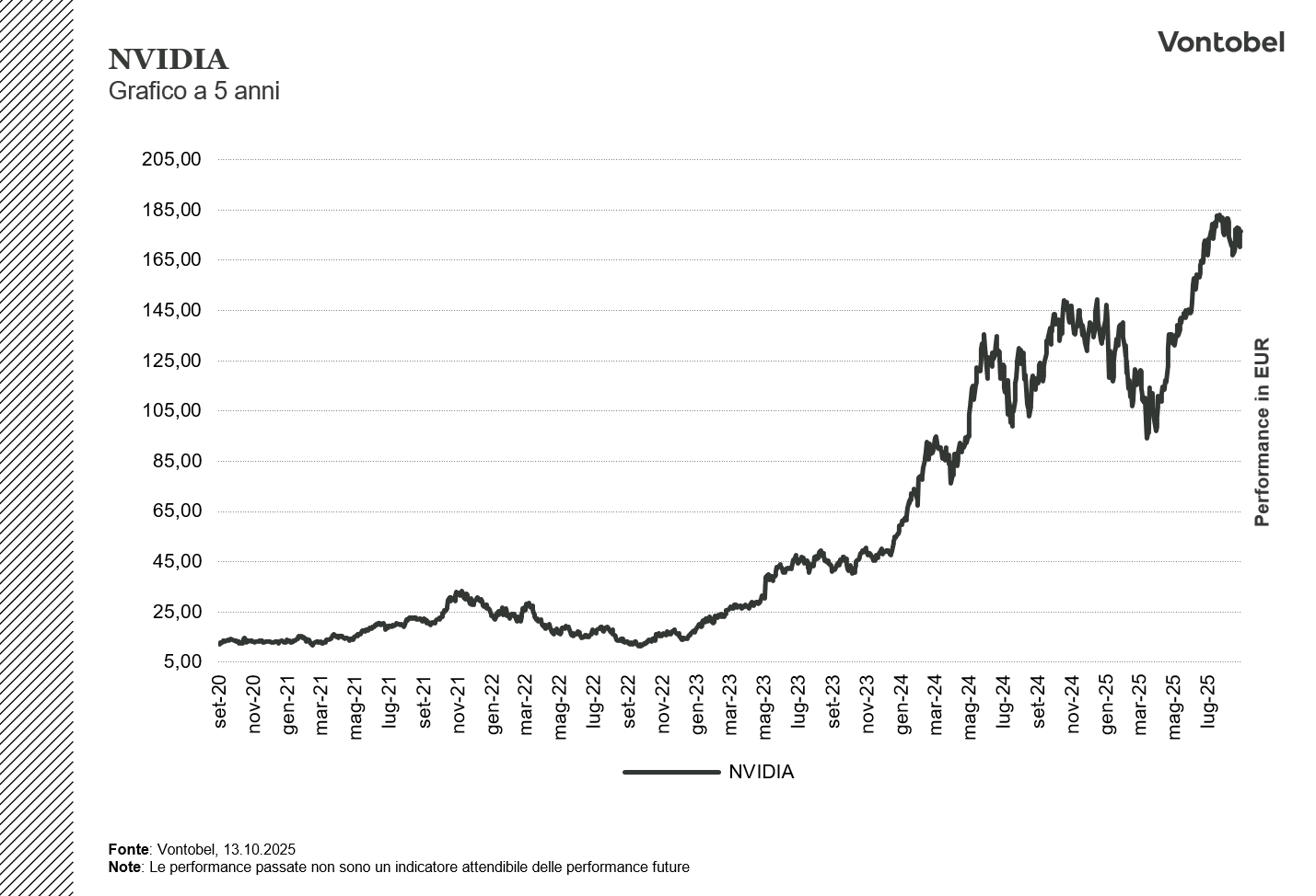 nvidia grafico a 5 anni 