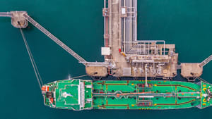 Bild eines Öltankers 