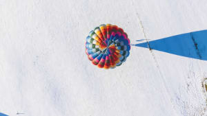 Mongolfiera colorata