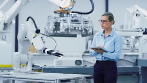 female researcher opens in new window innovation technology