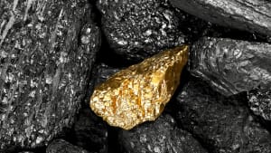 Kultaa mustien kivien joukossa