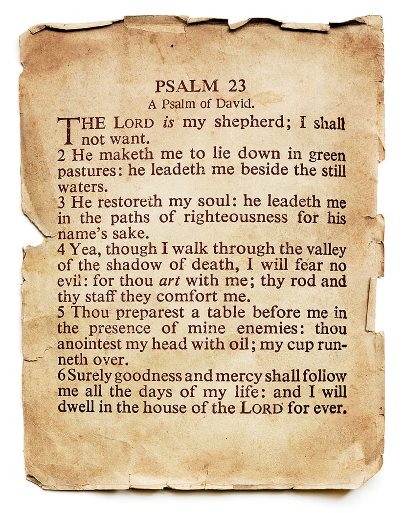 Salmo 23 Psalm 23